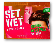 Set Wet Styling Gel Pro -Vit B5 Shine N Style Wet Look 10ml | Unique