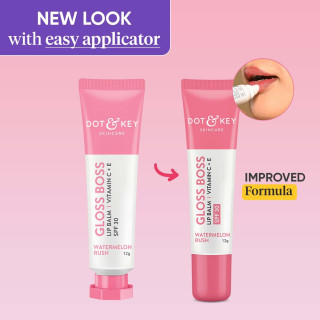 Dot & Key Gloss Boss Watermelon Rush Lip Balm - 12 gm