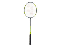 YONEX Arcsaber 7 Play Strung Graphite Badminton Racquet with Full Cover (Grey/Yellow)