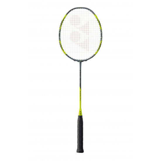 YONEX Arcsaber 7 Play Strung Graphite Badminton Racquet with Full Cover (Grey/Yellow)