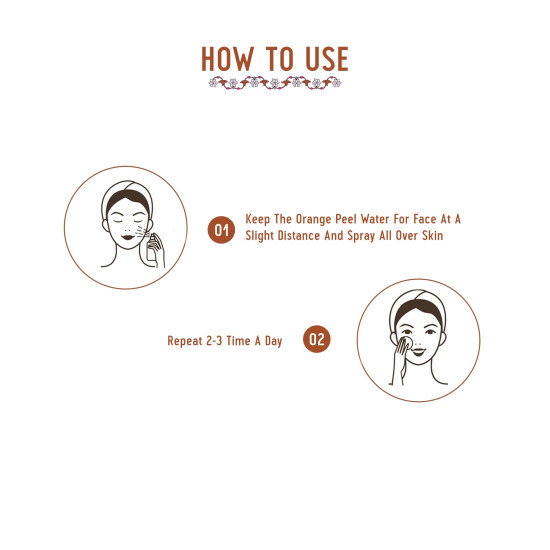 Avimee Herbal Narangi Water | Natural Astringent To Reduce Pores | With Orange Peel Extract | 110 ml