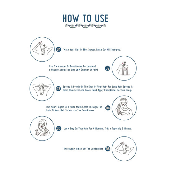 AVIMEE HERBAL Radha Hair Conditioner For All Hair Type | Repairs Damaged Hair | With Keratin Protein, Rice Protein, Apple Cider Vinegar & Aloe Vera | Makes Hair Silky Smooth | 200 Ml,1 Count