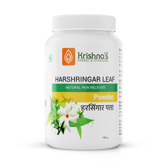 Krishna's Harshringar Powder (Nyctanthes arbor-tristis.)- 100 g |Natural and fresh Parijat leaf Powder | Boosts immunity & Improves skin quality Krishna's Harshringar Powder (Nyctanthes arbor-tristis.)- 100 g |Natural and fresh Parijat leaf Powder | Boosts immunity & Improves skin quality