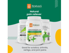 Krishna's Harshringar Powder (Nyctanthes arbor-tristis.)- 100 g |Natural and fresh Parijat leaf Powder | Boosts immunity & Improves skin quality