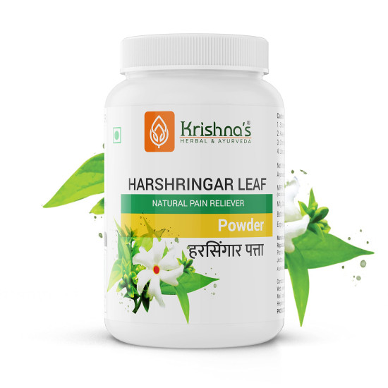 Krishna's Harshringar Powder (Nyctanthes arbor-tristis.)- 100 g |Natural and fresh Parijat leaf Powder | Boosts immunity & Improves skin quality Krishna's Harshringar Powder (Nyctanthes arbor-tristis.)- 100 g |Natural and fresh Parijat leaf Powder | Boosts immunity & Improves skin quality