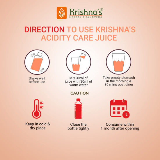 KRISHNA'S HERBAL & AYURVEDA Acidity Care Juice -1000 Ml(Pack Of 1) Provides Relief From Acidity & Bloating KRISHNA'S HERBAL & AYURVEDA Acidity Care Juice -1000 Ml(Pack Of 1) Provides Relief From Acidity & Bloating