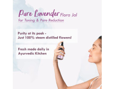 Nat Habit - 100% Pure Lavender Jal - Lavender Water - Toner, Face-Mist, Astringent & Face Spray- Ayurvedic Steam-Distilled For Oil-Control, Skin Hydration (Pack of 2, 100 ml)