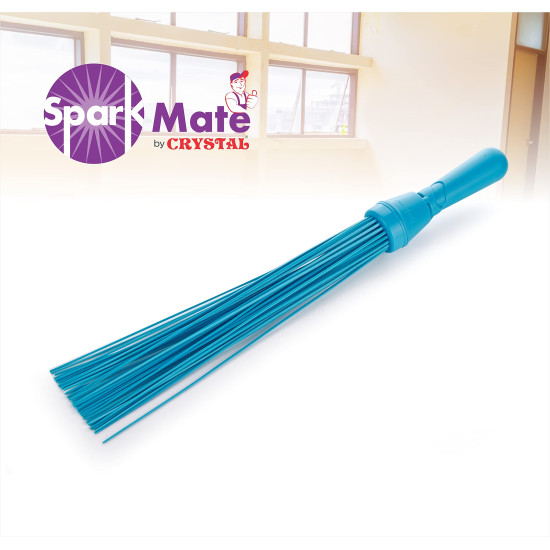 Sparkmate By Crystal Kharata/Plastic Stick Broom/Jhadu for Home and Bathroom Cleaning, Assorted, Hard Floor Sparkmate By Crystal Kharata/Plastic Stick Broom/Jhadu for Home and Bathroom Cleaning, Assorted, Hard Floor