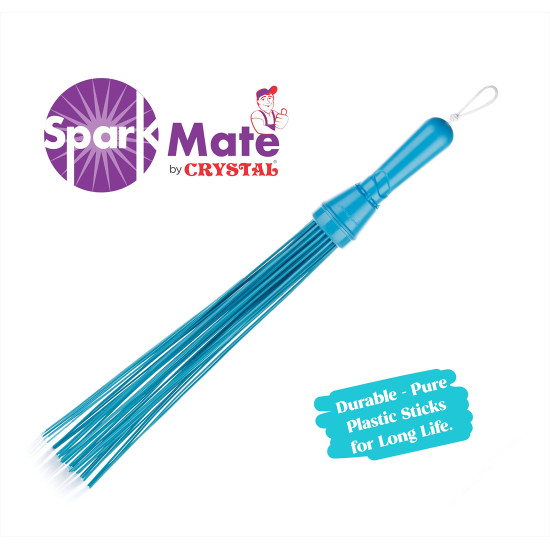 Sparkmate By Crystal Kharata/Plastic Stick Broom/Jhadu for Home and Bathroom Cleaning, Assorted, Hard Floor Sparkmate By Crystal Kharata/Plastic Stick Broom/Jhadu for Home and Bathroom Cleaning, Assorted, Hard Floor