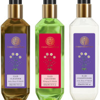 Forest Essentials Hair Conditioner Amla, Honey & Mulethi 200ml & Hair Cleanser & Shikakai 200ml (Shampoo) & Hair Cleanser Amla, Honey & Mulethi 200ml (Shampoo)