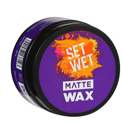Set Wet Styling Matte Hair Wax 60g & Set Wet Glaze Hair Styling Wax for Men, 60 gm & Set Wet Vertical Hold Hair Gel, 250 ml Jar