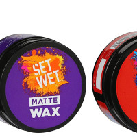 Set Wet Hair Spray for Men Extreme Hold 200ml & Set Wet Styling Matte Hair Wax 60g & Set Wet Glaze Hair Styling Wax for Men, 60 gm