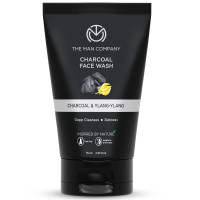The Man Company Charcoal Face Wash | Anti Pollution, Acne Oil Control | Deep Cleansing | Blackheads Removal | All Skin Types - 75 ml