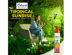 Odonil Destinations Room Air Freshener Spray 240ml - Tropical Sunrise| Long Lasting Fragrance