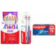 Colgate Strong Teeth Cavity Protection Toothpaste, Colgate Toothpaste with Calcium Boost, 800gm & Gentle UltraFoam Ultra Soft Bristles Manual Toothbrush & ZigZag Manual Toothbrush