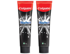 Colgate MaxFresh Toothpaste, Black Gel Paste with Charcoal for Super Fresh Breath, 260gm