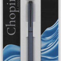 Paperkraft Chopin Lissome - Blue Ball Pen(Pack of 1)|Elegant & Classic Matte Black Finish|Premium Gifting Products|All Metal body|Ideal for Professionals|Official meeting essentials (04030333)