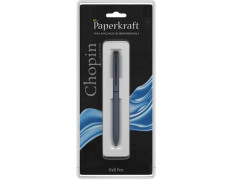 Paperkraft Chopin Lissome - Blue Ball Pen(Pack of 1)|Elegant & Classic Matte Black Finish|Premium Gifting Products|All Metal body|Ideal for Professionals|Official meeting essentials (04030333)