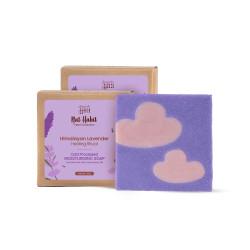 Nat Habit Moisturising Soap, Cold Processed Himalayan Lavender For Gentle, Non-Drying & Soft Skin, Pack of 2 X 125g