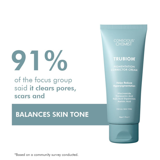 Conscious Chemist Kojic Acid Face Cream | 50g | Azelaic Acid Cream, Face Cream for Men & Women, Niacinamide Tranexamic Acid, Antipigmentation Cream, Reduce DarkSpot, All Skin Type - Trubiom (Pack 2)