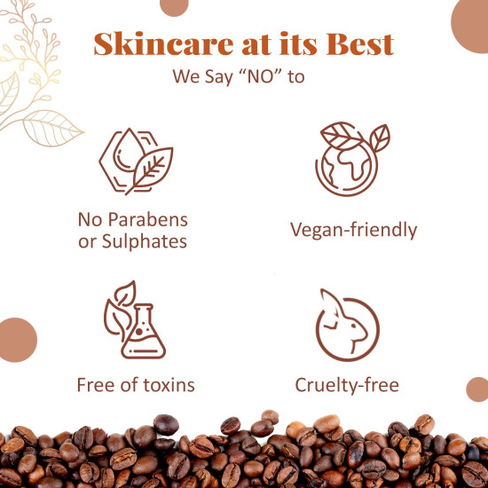 NutriGlow NATURAL'S Coffee Face Cleanser with Yogurt & Honey for Blackhead Removal Face Wash (100 g)