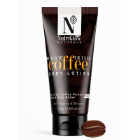 NutriGlow NATURAL'S Raw Irish Coffee Body Lotion to Treat Dull Skin, Lightweight (100 g)