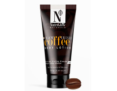 NutriGlow NATURAL'S Raw Irish Coffee Body Lotion to Treat Dull Skin, Lightweight (100 g)