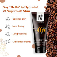 NutriGlow NATURAL'S Raw Irish Coffee Body Lotion to Treat Dull Skin, Lightweight (100 g)