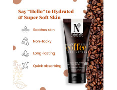 NutriGlow NATURAL'S Raw Irish Coffee Body Lotion to Treat Dull Skin, Lightweight (100 g)
