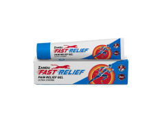 Zandu Fast Relief Gel-45 ml,for back and muscle pain; Turbo action formula recommended by physiotherapist.