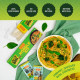 MasterChow Low Cal Holy Basil Noodle Kit | All-in-One Meal Kit - Basil Sauce with Whole Wheat Noodles | Ready to Cook Noodle Kit | Healthy Easy Meals | All-Natural Ingredients | 10 Mins Noodles