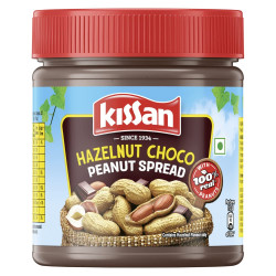 Kissan Hazelnut Choco Peanut Spread | Protein Rich | 30% Dark Chocolate Crème | 350g