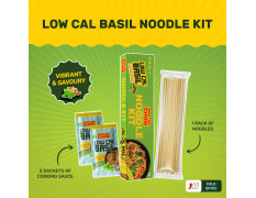 MasterChow Stir-Fry Sauce & Noodle Kit | Basil Stir Fry Sauce with Whole Wheat Noodles + Sweet & Spicy Stir Fry Sauce with Hakka Noodles | Ready to Cook Easy Meals - Serves 2-3 Meals Per Kit