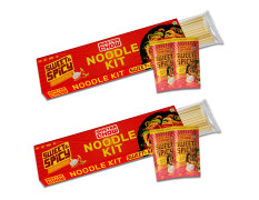 MasterChow Sweet & Spicy Noodle Kit - Pack of 2 | All-in-One Meal Kit - Sweet & Spicy Sauce with Hakka Noodles | Ready To Cook Easy Meals | All-Natural Ingredients | 10 Mins Noodles