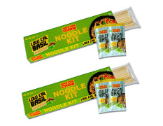 MasterChow Healthy Thai Basil Noodle Kit - Pack of 2 | All-in-One Meal Kit - Basil Sauce with Whole Wheat Noodles | Ready to Cook Easy Meals | All-Natural Ingredients | 10 Mins Noodles