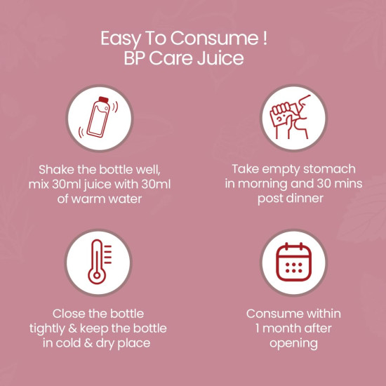 KRISHNA'S HERBAL & AYURVEDA Bp Care Juice -1000 Ml | Ayurvedic Way To Manage Bp & Cholesterol Level With Sarpgandha, Shankhpishi & 3 Natural Herbs