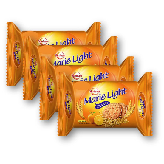 Sunfeast Marie Light Vita Orange 60g (Pack of 4) Unique