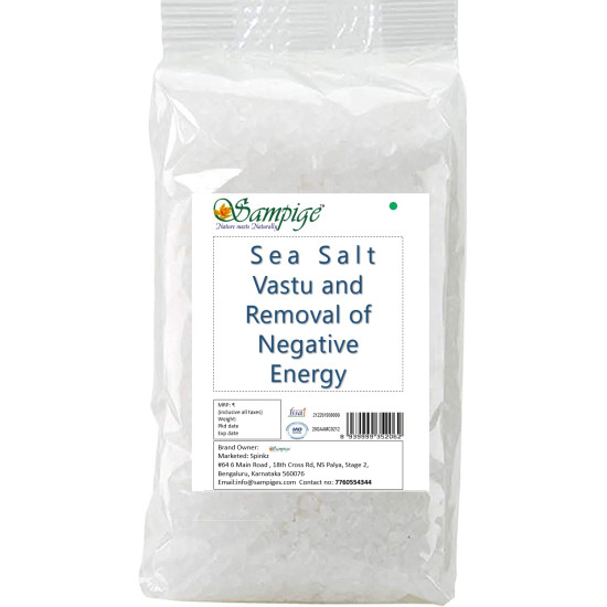 Sampige Vastu Salt (900G) Sea Salt Vastu sea salt and Removal of Negative Energy 900 gram