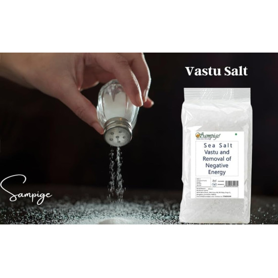 Sampige Vastu Salt (900G) Sea Salt Vastu sea salt and Removal of Negative Energy 900 gram