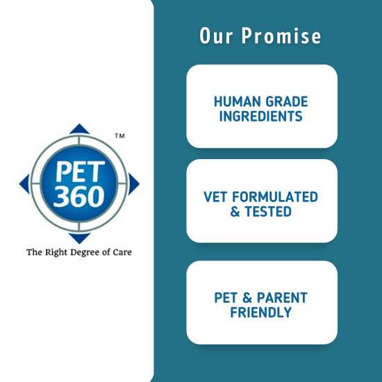 PET360 Digest+ | Tummy Care Formula for Healthy Digestion | Reduces Paw Licking & Scratching | Increased Immunity | Suitable for All Breeds| 100gm Powder