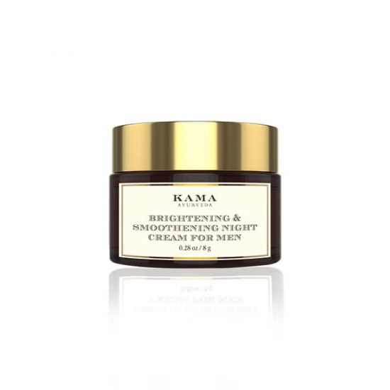 KAMA AYURVEDA BRIGHTENING & SMOOTHENING NIGHT CREAM FOR MEN 8GM