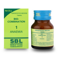 SBL's Bio-Combination No. 01-25 Gm|Pack Of 1|- Tablet