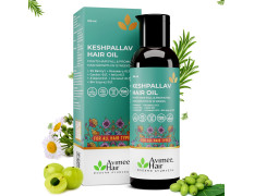 Avimee Herbal Keshpallav Hair Oil (100 ml) & Hairtone PV 1 Scalp Spray (100 ml) & Shakuntala Hair Shampoo (200 ml) & Radha hair Conditioner (200 ml) Combo Pack | Super Saver Pack