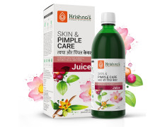 KRISHNA'S HERBAL & AYURVEDA Skin & Pimple Care Juice - 1000 Ml | Ayurvedic Skin Care Expert With Manjisth, Rose, Sankhpushpi & 13 Other Herbs | Helps In Reducing Acne, Pimples & Dark Spot