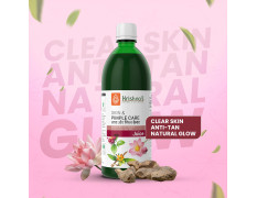 KRISHNA'S HERBAL & AYURVEDA Skin & Pimple Care Juice - 1000 Ml | Ayurvedic Skin Care Expert With Manjisth, Rose, Sankhpushpi & 13 Other Herbs | Helps In Reducing Acne, Pimples & Dark Spot