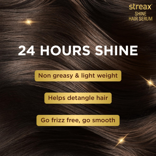 Streax Hair Serum 200ml, Hair serum for Dry & Frizzy Hair, for Women & Men, for Curly Hair, Wavy Hair, Straight Hair, Silk & Shine Vitalised with Walnut Oil Streax Hair Serum 200ml, Hair serum for Dry & Frizzy Hair, for Women & Men, for Curly Hair, Wavy Hair, Straight Hair, Silk & Shine Vitalised with Walnut Oil