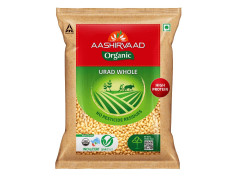 Aashirvaad Organic Urad Whole Dal, 1kg