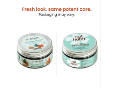 Nat Habit Multi-Nut Omega 3 Moisturiser, Skin Malai, Body Cream, Body Butter, Cold Cream Winter | Hydration, Skin Repair & 48 HR Moisture, Body Lotion - 120ml (Pack of 1)