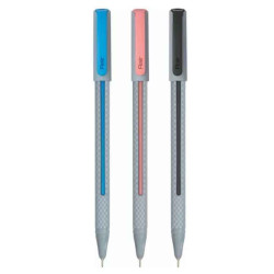 FLAIR Yolo Blue Ball Pen | 0.6 mm Tip Size | Light Weight Ball Pen with Comfortable Grip | Fine & Smooth Writing | Ideal for School, Collage & Office | Multicolor, Tumbler Pack of 100