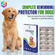 Medfly Healthcare Defender Pro Deworming Tablet for Dogs of All Life Stages (Pack of 1) | Natural & Herbal Ingredients | Effective Formula to Kill & Expel Parasites | 10 Tablets Per Pack